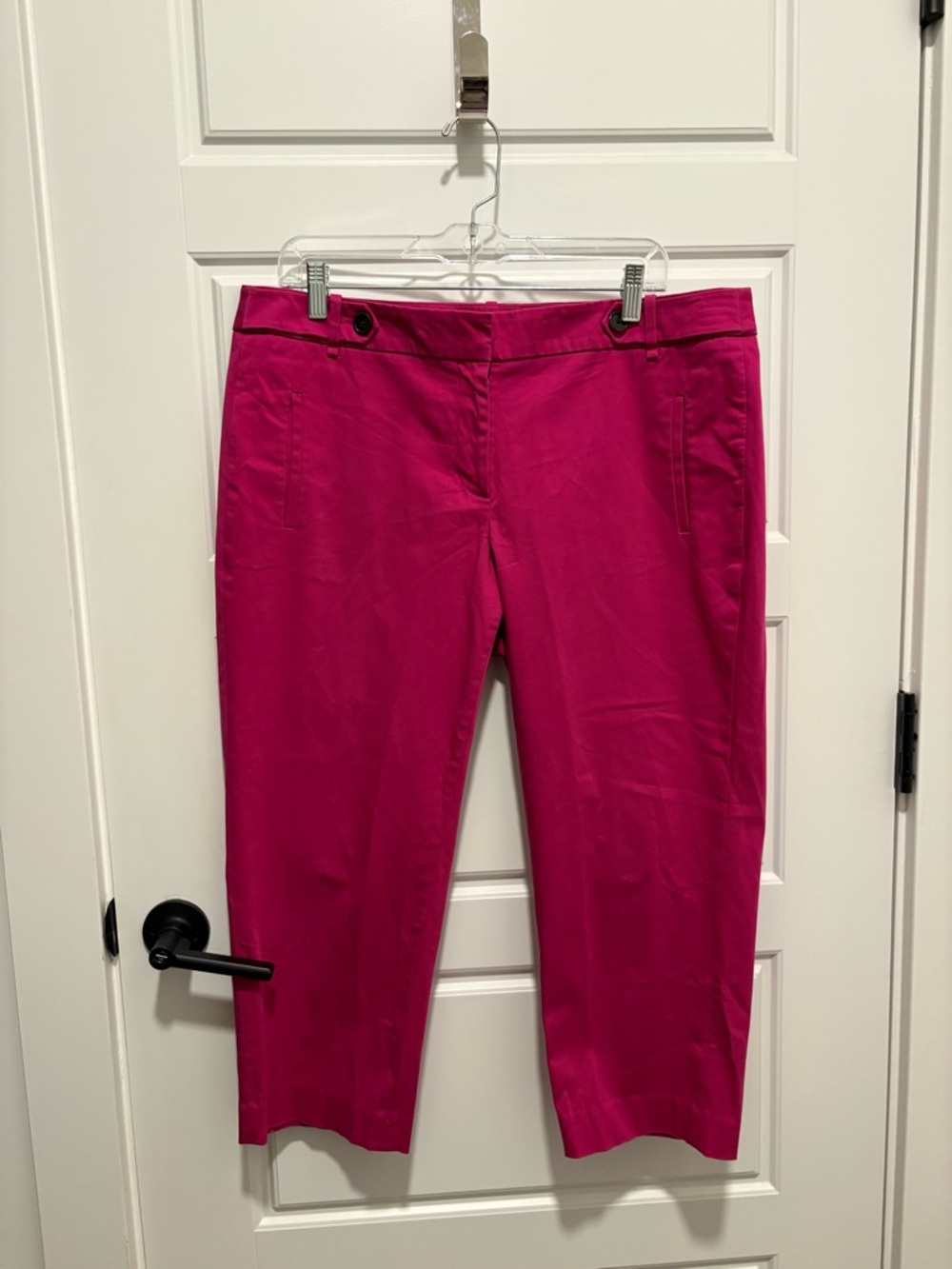 LOFT Magenta Cropped Pants